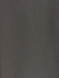Canali Men's Black Striped 100% Wool 3-Button Portly Suit 46S
