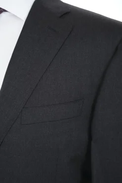 Canali 1934 Mens Charcoal Grey 46L Drop 7 100% Wool 2 Piece Suit