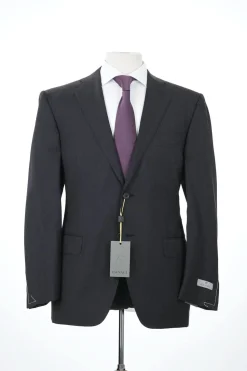 Canali 1934 Mens Charcoal Grey 46L Drop 7 100% Wool 2 Piece Suit