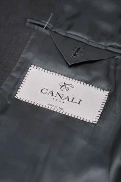 Canali 1934 Mens Charcoal Grey 46L Drop 7 100% Wool 2 Piece Suit