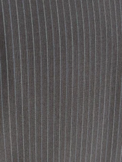Canali Men's Navy Pinstriped 100% 3-Button Wool Suit 48L