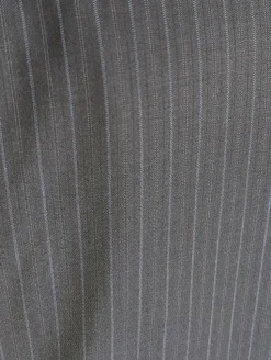 Canali Men's Navy Pinstriped 100% 3-Button Wool Suit 48L