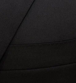 Canali 1934 Mens Solid Black 38R Modern Fit Drop 6 100% Wool 2 Piece Suit