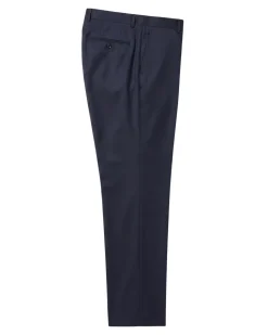 Canali Midnight Navy Tonal Stripe Notch Lapel Canvassed Portly Fit Wool 2-Button Suit 52R