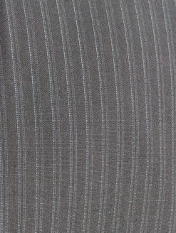 Canali Navy Pinstriped Fully-Canvassed 100% Wool Suit 40L