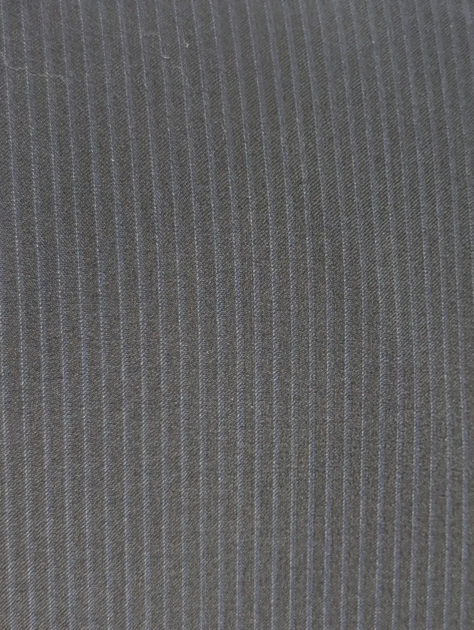 Canali Navy Pinstriped 100% Wool 2 Button Suit 48R