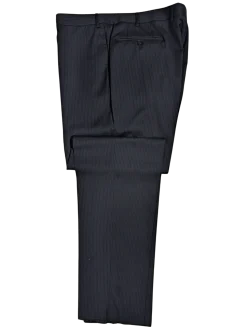 Canali Navy Pinstriped 100% Wool 2 Button Suit 48R