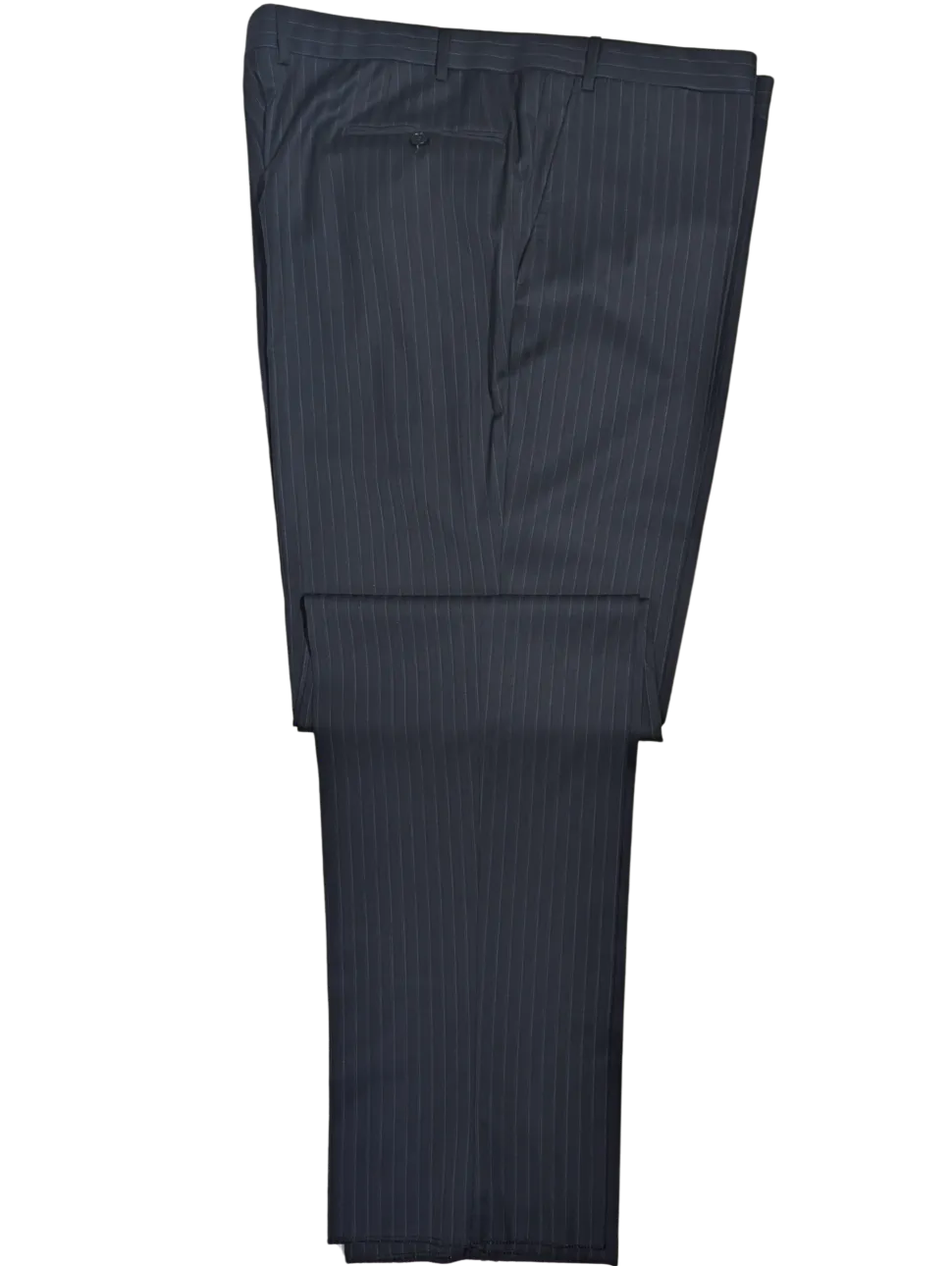 Canali Navy Pinstriped 100% Wool 2 Button Suit 50L