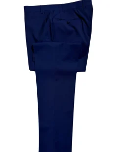 Canali Royal Blue Tuxedo Slim Fit Satin Peak Lapel 3-Piece Suit - 44R
