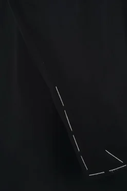 Canali Solid Black 100% Wool 2 Button Suit 46L