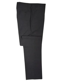 Canali Solid Gray 100% Wool Suit 48R