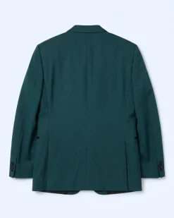 Caravelli Emerald Green Slim Fit Satin Notch Lapel 2-Button Tuxedo Suit