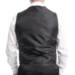 Cemden Extra Slim Fit Burgundy With Black Diamond Check Three Piece Tuxedo