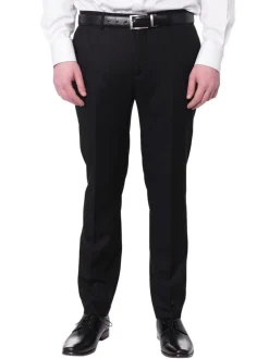 Cemden Mens Slim Fit Solid Black 1 Button 3 Piece Tuxedo Suit With Shawl Lapels