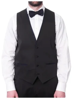 Cemden Mens Solid Blue Shimmer 3 Piece One Button Tuxedo Suit