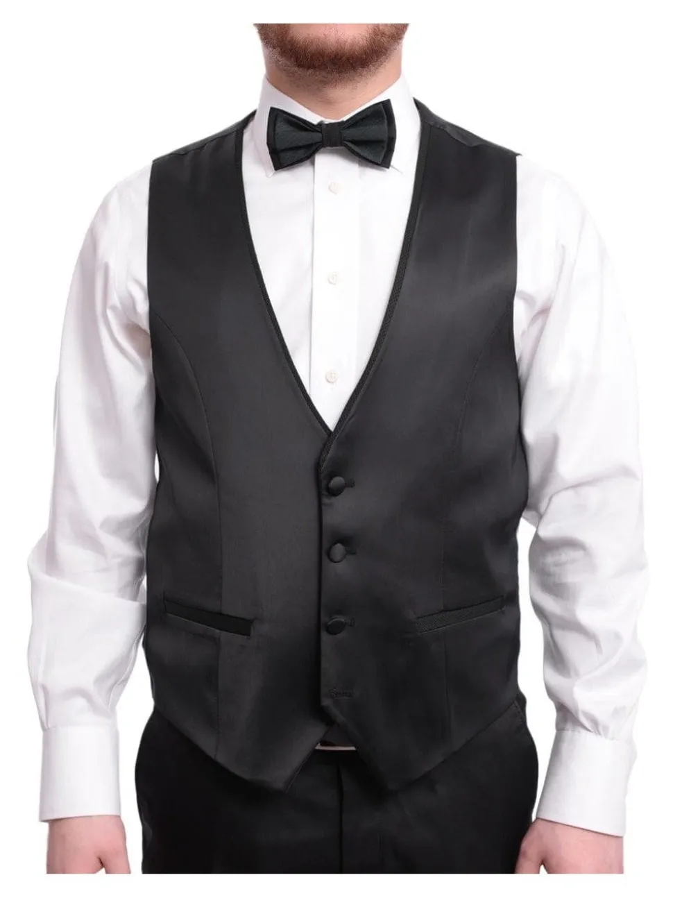 Cemden Slim Fit Green Textured One Button Three Piece Tuxedo Suit