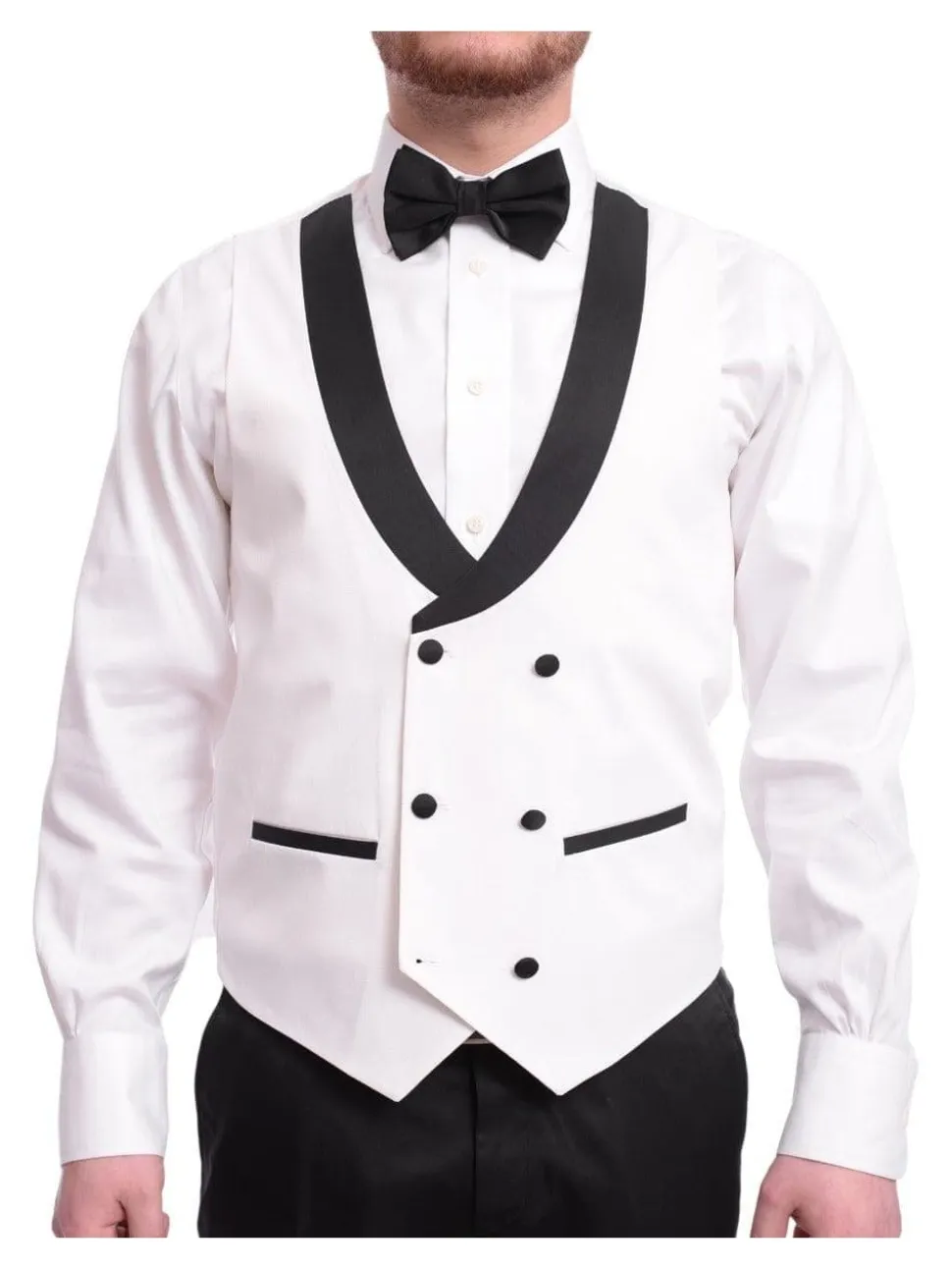 Cemden Slim Fit Textured White One Button Three Piece Tuxedo Suit