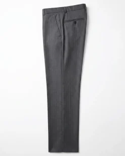 Cerruti 1881 Mens Gray Pinstripe Half-Canvassed Notch Lapel Classic Fit 3-Button Wool Suit - 36R
