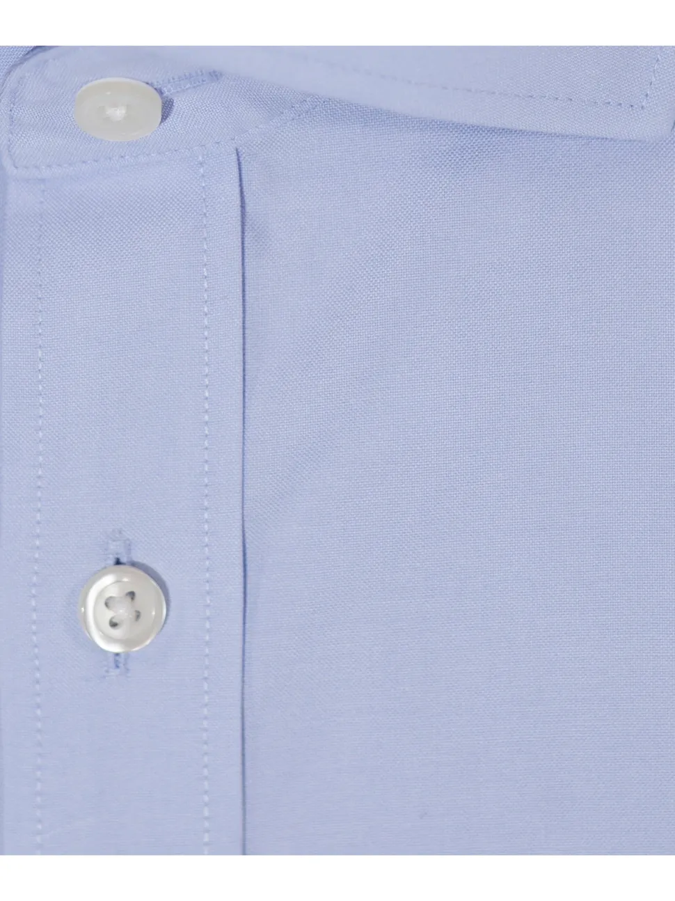 Christopher Morris Mens Blue Cotton Stretch Classic Fit Wrinkle Free Dress Shirt
