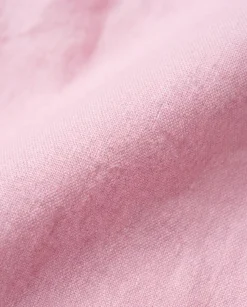 Christopher Morris Solid Pink Slim Fit Spread Collar Non-Iron Barrel Cuff Cotton Dress Shirt