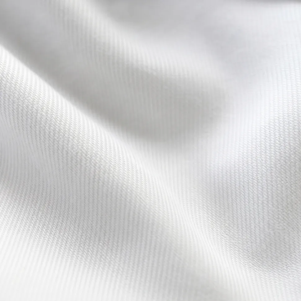 Christopher Morris Solid White Classic Fit Cotton Spread Collar Non-Iron French Cuff Dress Shirt