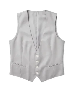 Corneliani Collection Mens Charcoal and Gray Mixed Pattern Peak Lapel Slim Fit 3-Piece Wool Blend Suit - 44R