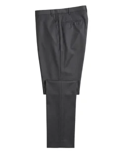 Corneliani Collection Mens Charcoal and Gray Mixed Pattern Peak Lapel Slim Fit 3-Piece Wool Blend Suit - 44R