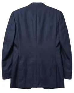 Corneliani Mens Black & Charcoal Multi-Pattern Fully-Canvassed No-Lapel Slim Fit 3-Piece Wool Silk Suit - 40L