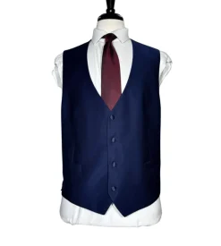 Corneliani Mens Blue Geometric Texture Fully-Canvassed Peak Lapel Slim Fit 3-Piece Wool Tuxedo - 44R