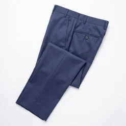 Corneliani Mens Blue With Black Trim Fully-Canvassed Shawl Lapel Slim Fit 3-Piece Wool Mohair Tuxedo - 44R