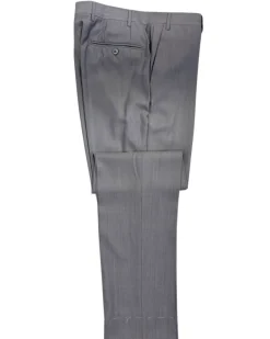 Corneliani Mens Navy Blue and Silver Mixed Pattern Fully-Canvassed Peak Lapel Classic Fit 3-Piece Wool Suit - 40R