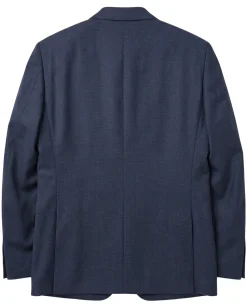 Corneliani Mens Navy Pinstripe Fully-Canvassed Notch Lapels Slim Fit 2 Button Wool Suit - 44R