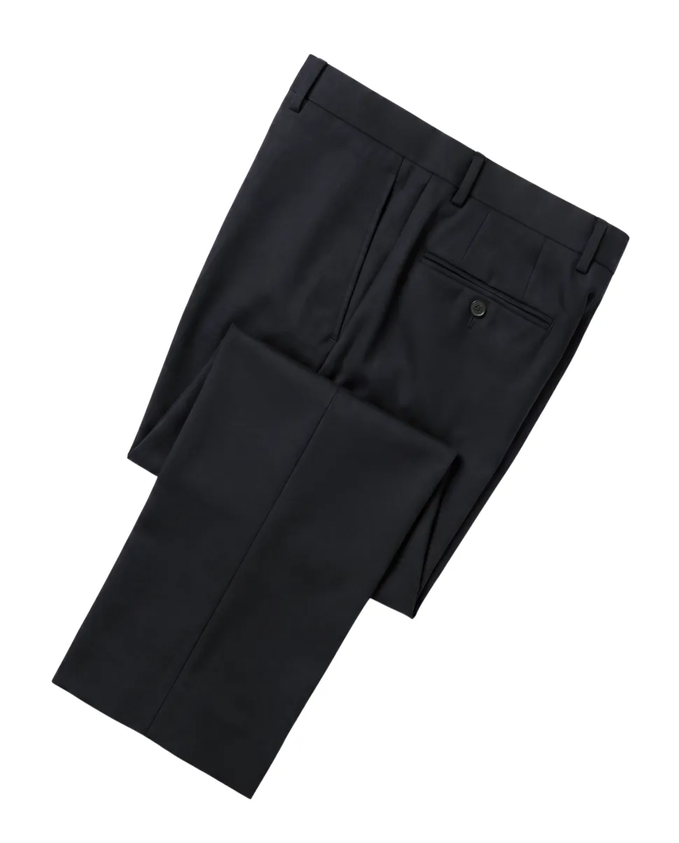 Corneliani Mens Solid Black Fully-Canvassed Shawl Lapel Classic Fit 3-Piece Wool Silk Tuxedo - 36S