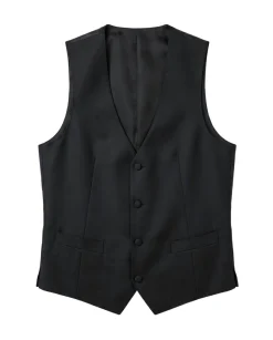 Corneliani Mens Solid Black Fully-Canvassed Shawl Lapel Classic Fit 3-Piece Wool Silk Tuxedo - 36S