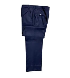 Corneliani Mens Solid Navy Fully-Canvassed Shawl Lapels Slim Fit 3-Piece Wool Tuxedo - 42R