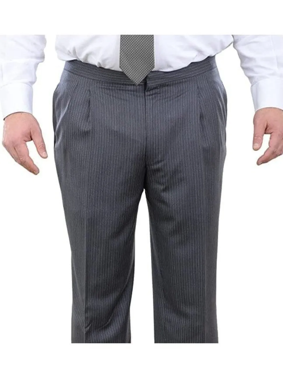 Corneliani 48R 60 Gray Super 130's Wool Morning Tuxedo Suit with Peak Lapels