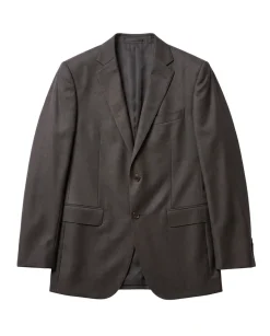Designer Suit 199 Dark Gray Wool Slim Fit Notch Lapel 2-Button Suit