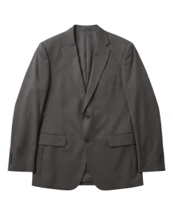 Designer Suit 299 Gray Wool Slim Fit Notch Lapel 2-Button Suit