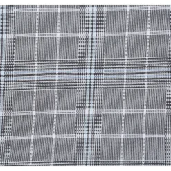 English Laundry Glen Plaid Grey Slim Fit Notch Lapel Two button Stretch Suit