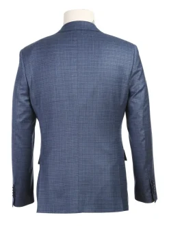English Laundry Slim Fit Two Button Pale Blue Wool Notch Lapel Suit