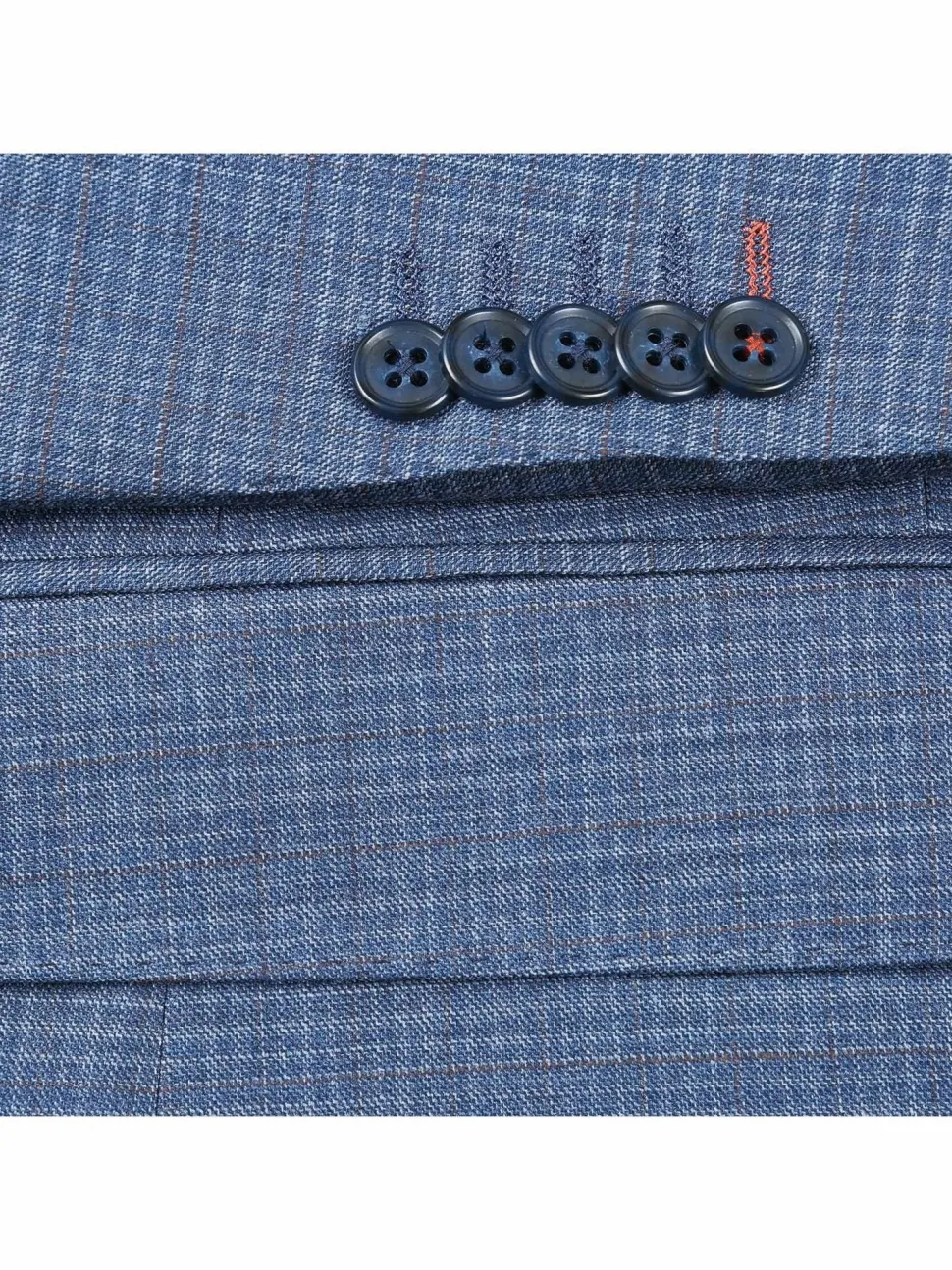 English Laundry Slim Fit Two Button Pale Blue Wool Notch Lapel Suit