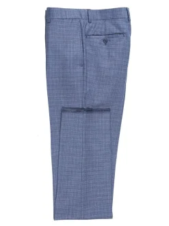English Laundry Slim Fit Two Button Pale Blue Wool Notch Lapel Suit
