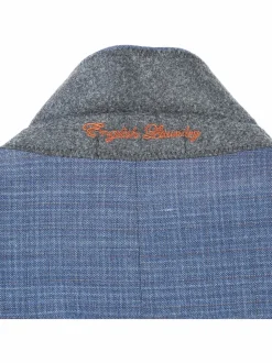 English Laundry Slim Fit Two Button Pale Blue Wool Notch Lapel Suit