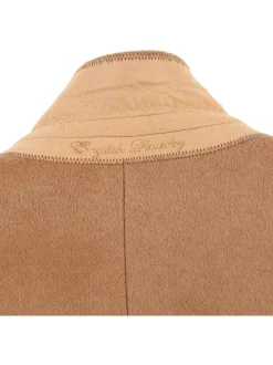 English Laundry Wool Blend Breasted Camel Top Coat