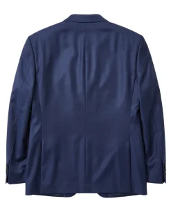 Extrema Solid Blue Regular Fit Reda Wool 3-Piece Suit