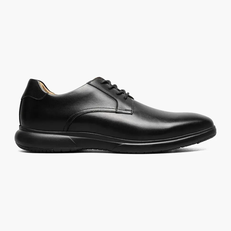 Florsheim Mens Black Lace-up Oxford Leather Dress Shoes