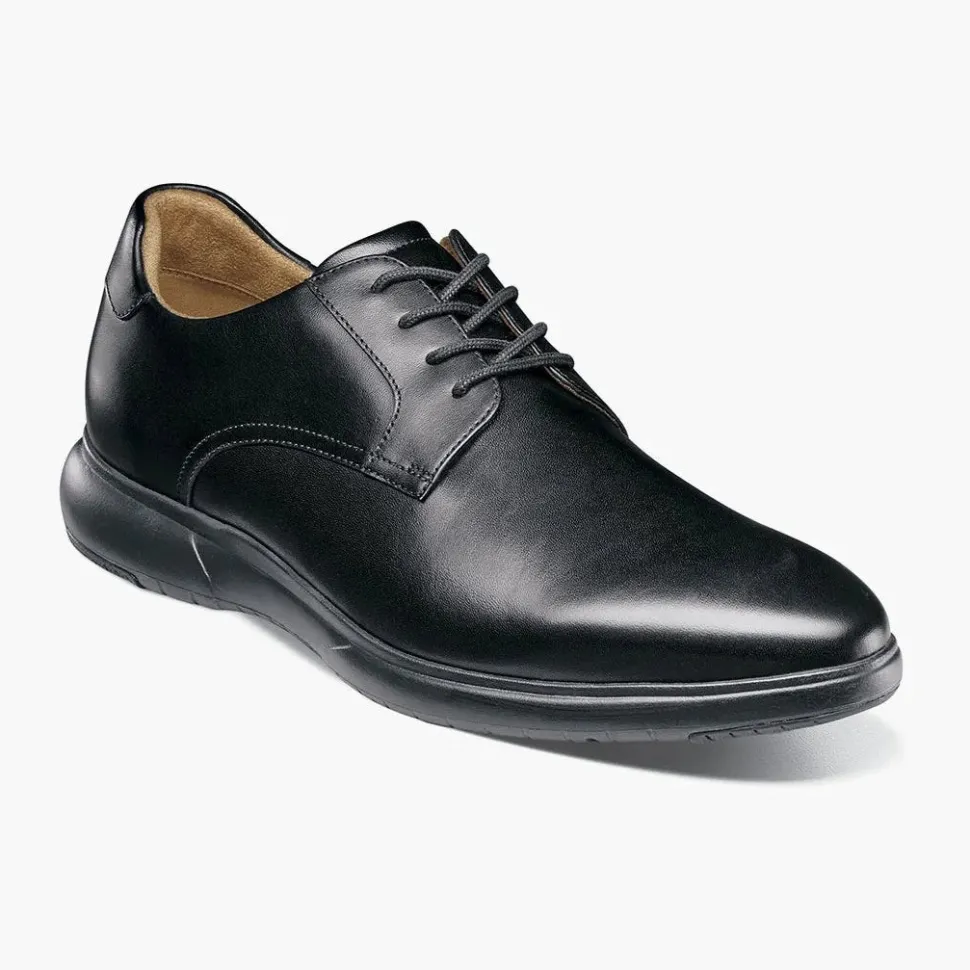Florsheim Mens Black Lace-up Oxford Leather Dress Shoes