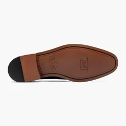 Florsheim Mens Conetta Black Slip On Bit Loafer Leather Dress Shoes