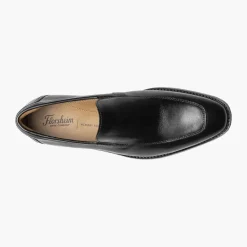 Florsheim Mens Conetta Black Slip On Loafer Leather Dress Shoes