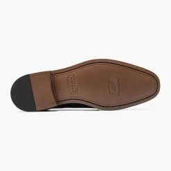 Florsheim Mens Conetta Black Slip On Loafer Leather Dress Shoes